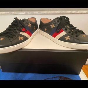 Gucci Ace Sneakers with bees and stars